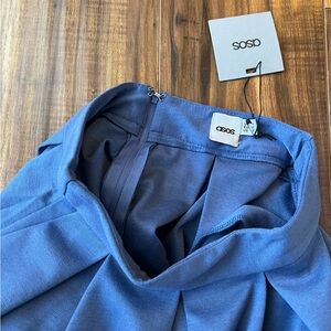 NWT Asos A-line Midi Skirt flowy pleated